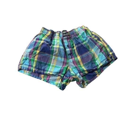 Colorful Plaid Men’s Boxers washed and worn one time XL - Picture 1 of 4